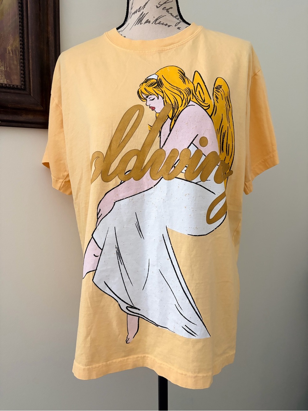 Goldwing Yellow Angel Graphic Tee - Women's Short Sleeve - Picture 2 of 7